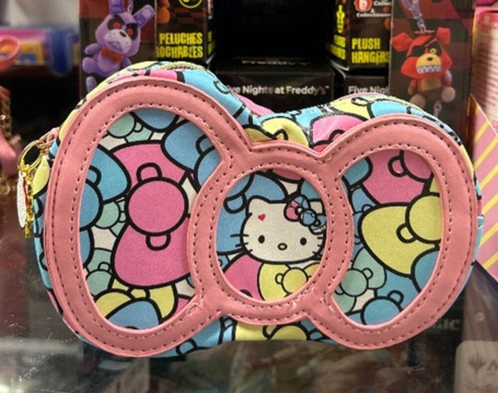 Hello Kitty Coin Purse Wallet – Pink Pastel Bow Design